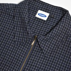 画像2: RAWDRIP S/S Full Zip Dobby Shirts - Navy (2)