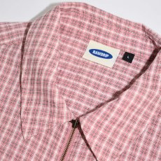 画像2: RAWDRIP S/S Full Zip Dobby Shirts - Pink (2)