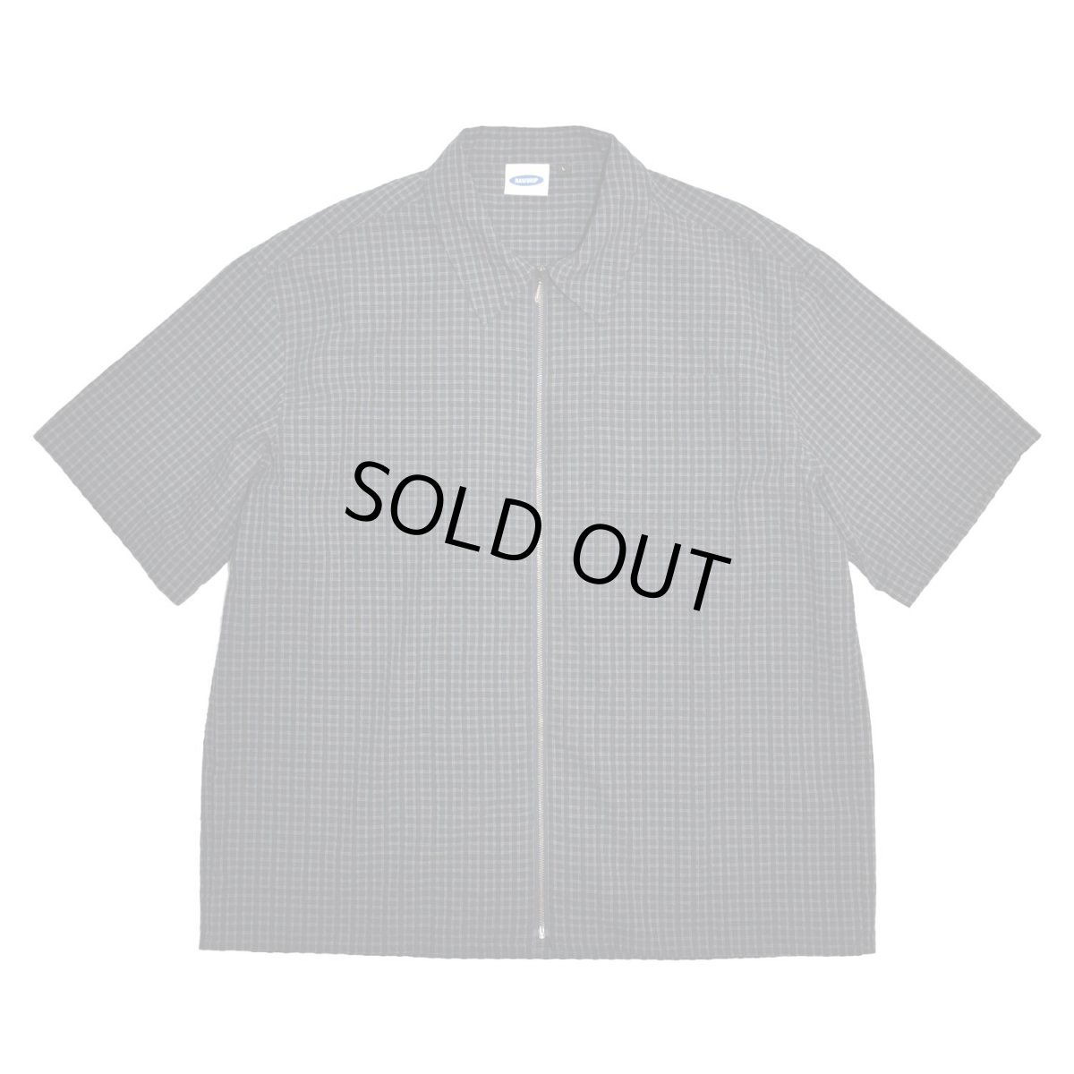 画像1: RAWDRIP S/S Full Zip Dobby Shirts - Black (1)