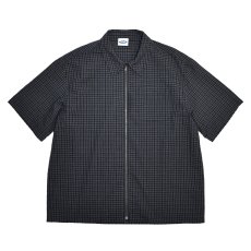 画像1: RAWDRIP S/S Full Zip Dobby Shirts - Black (1)