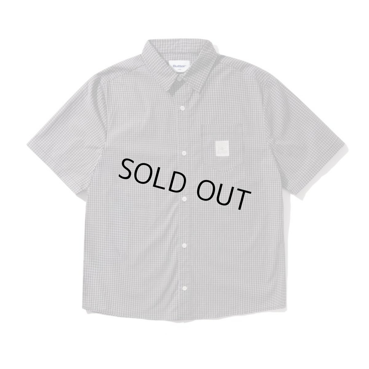 画像1: Butter Goods Equipment S/S Shirt - BlackｘGrey (1)