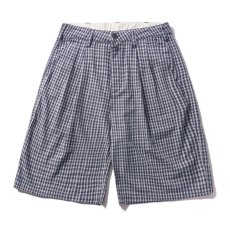画像1: Butter Goods Pleated Shorts - Plaid (1)