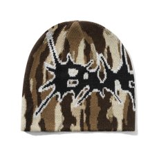 画像1: Butter Goods Nail Skully Beanie - Camo (1)
