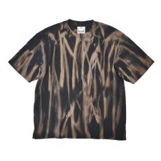 画像1: GoowsｘPRO CLUB Overdyed Heavywide S/S Thermal - Black Dripdyed (1)