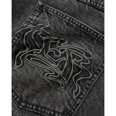 画像5: Butter Goods Drummer Baggy Denim Shorts - Black (5)