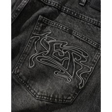 画像4: Butter Goods Drummer Baggy Denim Jeans - Black (4)