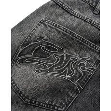 画像4: Butter Goods Drummer Baggy Denim Shorts - Black (4)