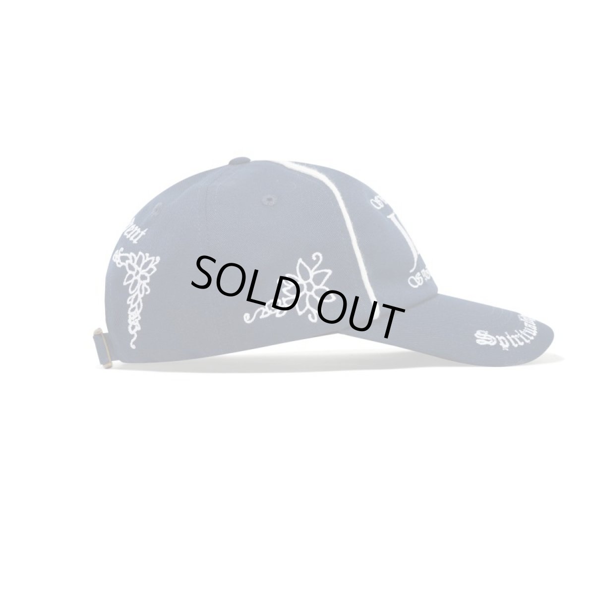 画像2: Butter Goods Spiritual Logo 6 Panel Cap - Navy (2)