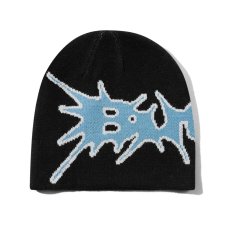 画像1: Butter Goods Nail Skully Beanie - Black (1)