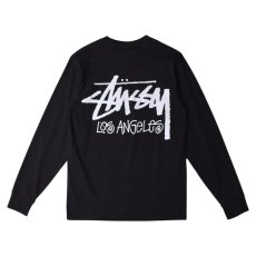 画像1: Stussy Chapter L/S Tee "Los Angeles" - Black (1)