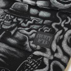 画像5: FB County Inked Up Baggy Fleece Shorts - Black (5)