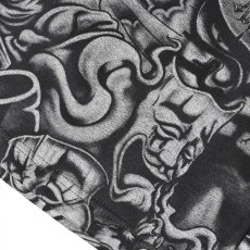 画像6: FB County Inked Up Baggy Fleece Shorts - Black (6)