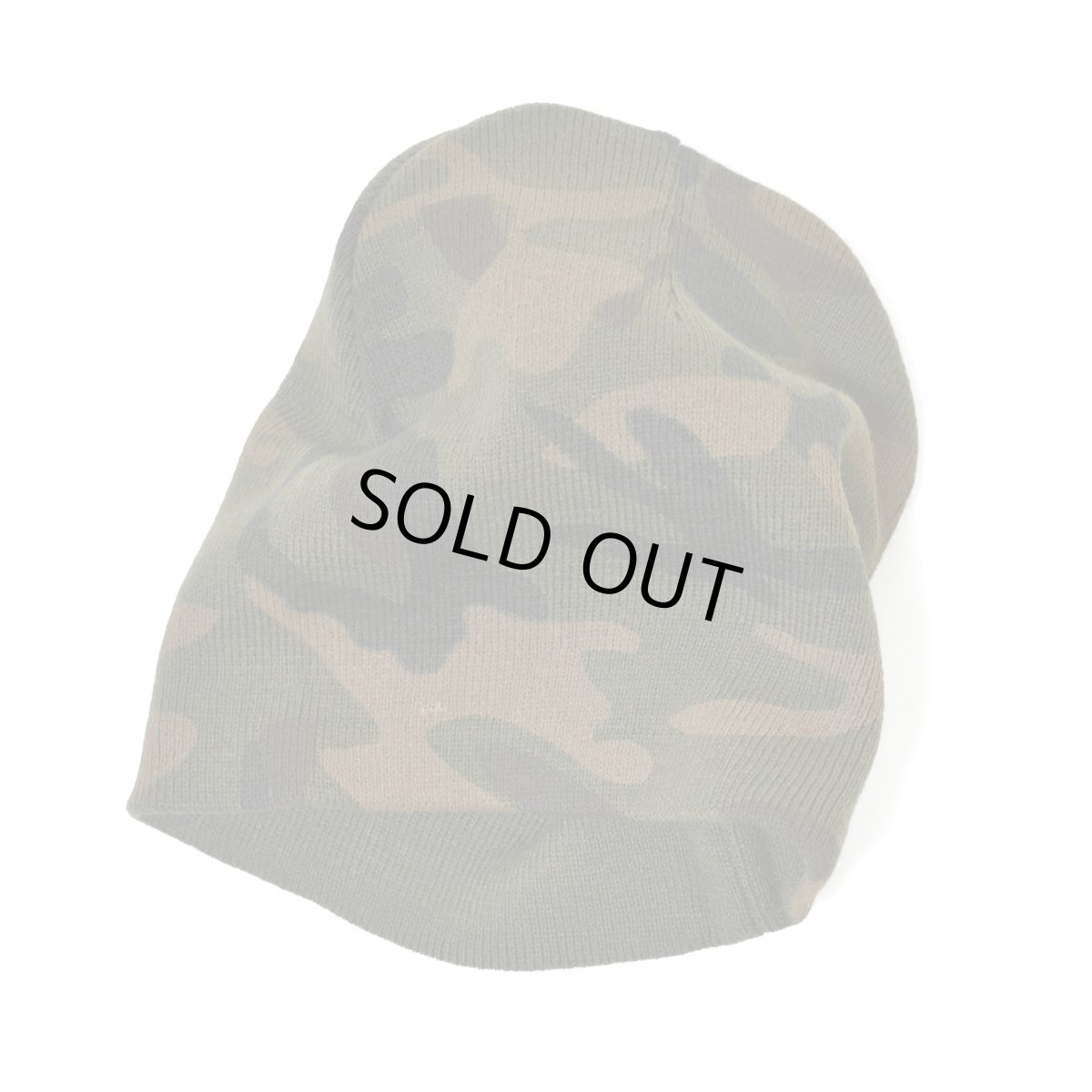 画像2: Camouflage Skully Beanie - Green (2)
