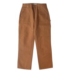 画像2: Carhartt USA B01 Double Front Work Dungaree - Brown (2)