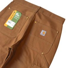 画像7: Carhartt USA B01 Double Front Work Dungaree - Brown (7)