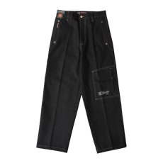 画像1: FB County Old School Carpenter Denim Pants - Black (1)
