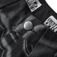 画像5: FB County Laser Printed Inked Up Hard Denim Shorts - Black (5)
