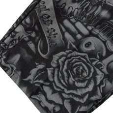 画像6: FB County Laser Printed Inked Up Hard Denim Shorts - Black (6)