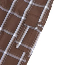 画像4: Shaka Wear 5.6oz Plaid Shorts - Brown (4)