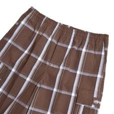 画像3: Shaka Wear 5.6oz Plaid Shorts - Brown (3)