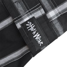 画像4: Shaka Wear 5.6oz Plaid Shorts - Black (4)