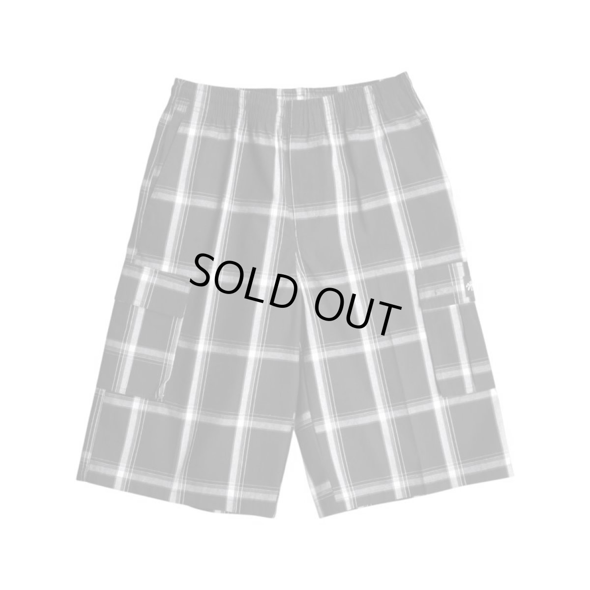 画像1: Shaka Wear 5.6oz Plaid Shorts - Black / シャカウェア プレイドショーツ (1)