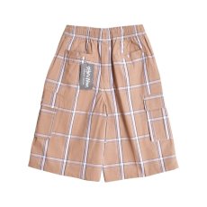 画像2: Shaka Wear 5.6oz Plaid Shorts - Khaki (2)