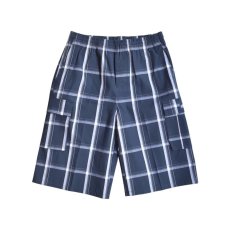 画像1: Shaka Wear 5.6oz Plaid Shorts - Navy (1)