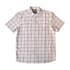 画像1: Carhartt USA Relaxed Fit Bozeman S/S Plaid Shirts - EC0 #10727 (1)