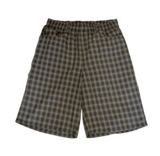 画像1: BAGGY SPORTS BA-005 Check Shorts - Grey (1)