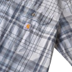 画像3: Carhartt USA Loose Fit Fort S/S Plaid Shirts - HS1 #107273 (3)