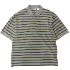 画像1: Levis Boxy Polo - Stripe Vintage Khaki (1)