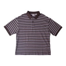 画像1: Levis Boxy Polo Giorge Stripe - Chocolate Martin (1)