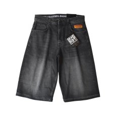 画像1: Homeboy X-tra Desperados Denim Shorts - Black (1)