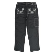 画像1: True Religion Straight Ladder SN Cargo - Jet Black (1)