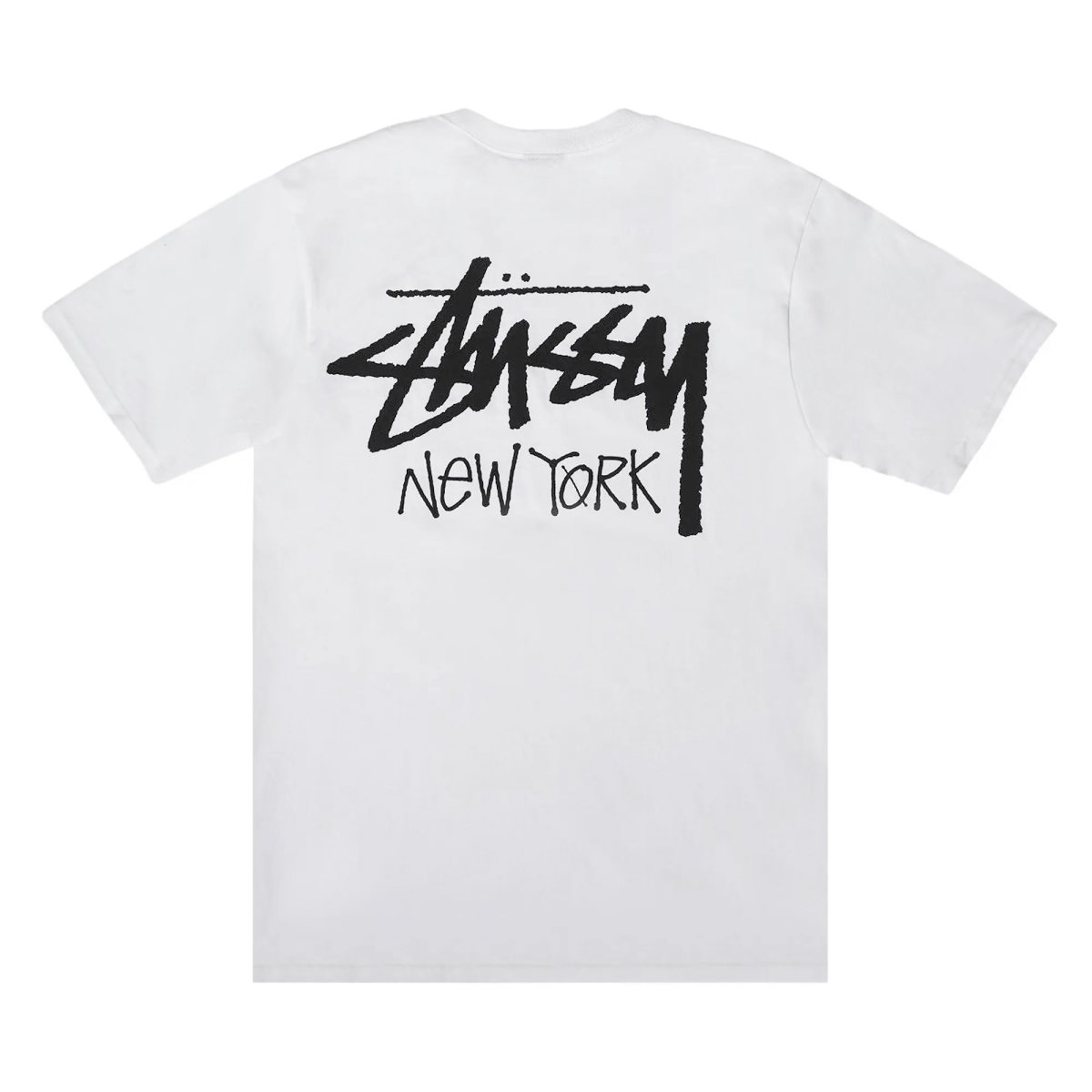 画像1: Stussy Stock "New York" S/S Tee - White (1)