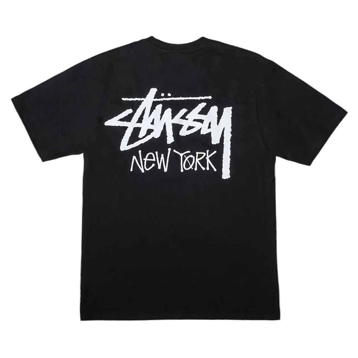 画像1: Stussy Stock "New York" S/S Tee - Black (1)