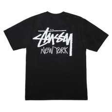 画像1: Stussy Stock "New York" S/S Tee - Black (1)