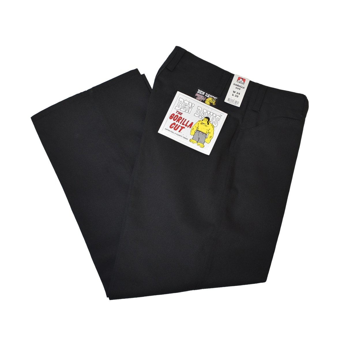 画像5: Ben Davis Gorilla Cut Pants - Black (5)