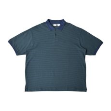 画像1: Levis Boxy S/S Polo Shirts - Green Stripe (1)