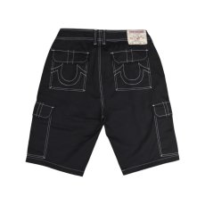 画像2: True Religion CSTM Cargo Shots - Jet Black / White (2)