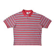 画像1: Levis Boxy S/S Polo Shirts - Red Stripe (1)