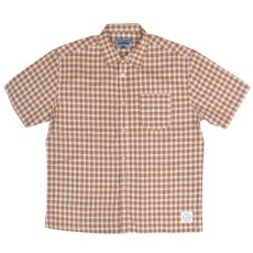 画像1: Massive S/S Check Shirts - Brown (1)