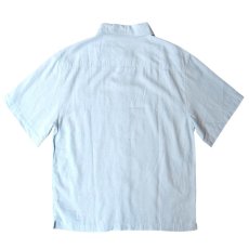 画像2: Cotton On Eli Linen Blend S/S Shirt - Blue (2)