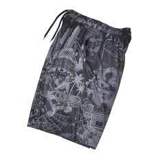 画像3: FB County Graffiti Mesh Shorts - Black (3)