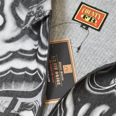 画像5: FB County Inked Up Hard Denim S/S Zip Shirts - Black (5)