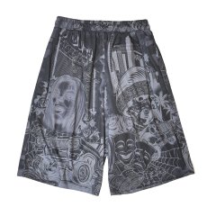 画像2: FB County Graffiti Mesh Shorts - Black (2)