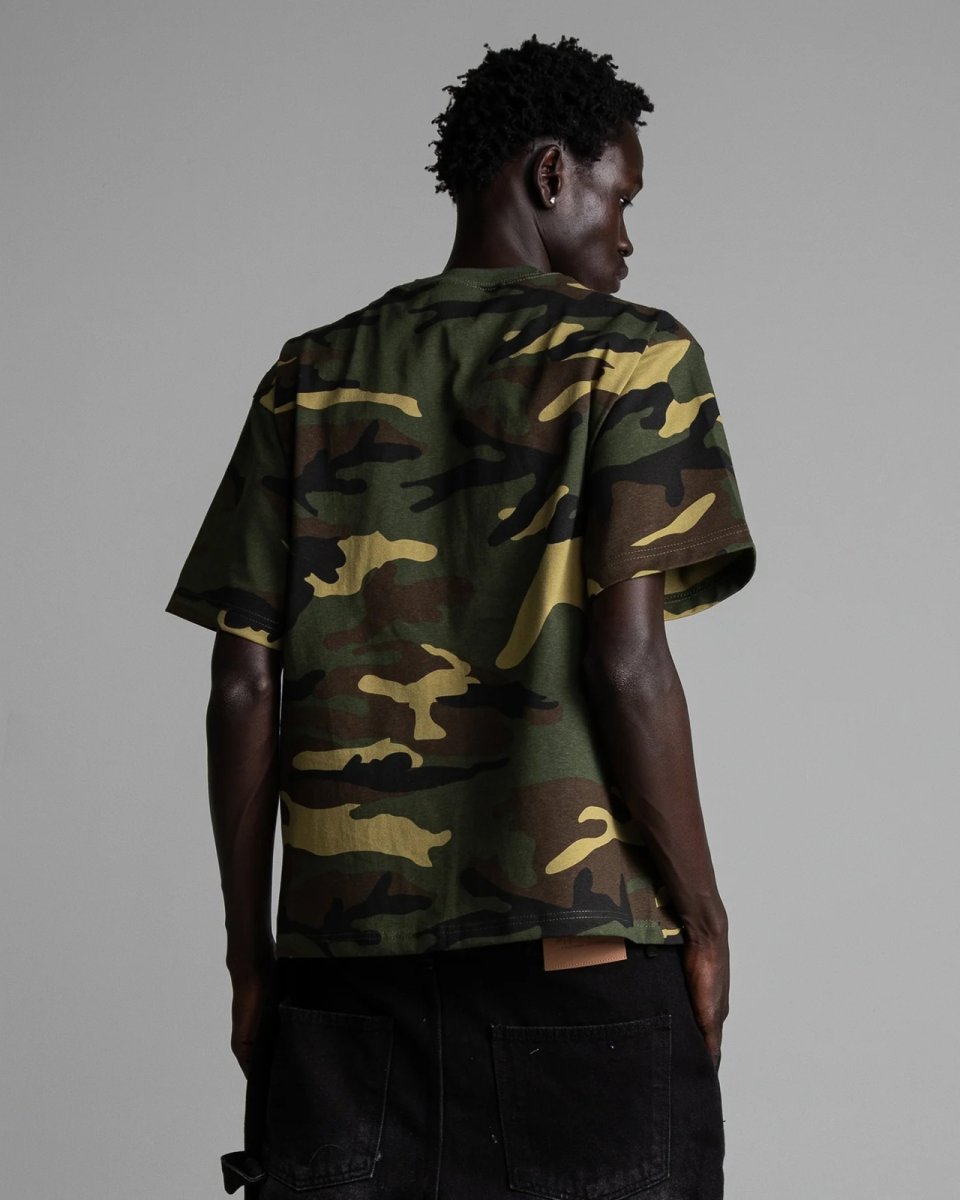 画像5: Shaka Wear 7.5oz Max Heavyweight Cropped Tee - Camo / シャカウェア ヘビーウェイト クロップド Tシャツ (5)
