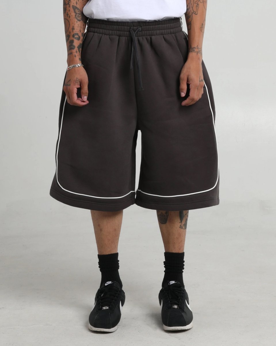 画像6: Shaka Wear Baggy Fleece Basketball Shorts - Grey / シャカウェア バギーフリース バスケットボール ショーツ (6)