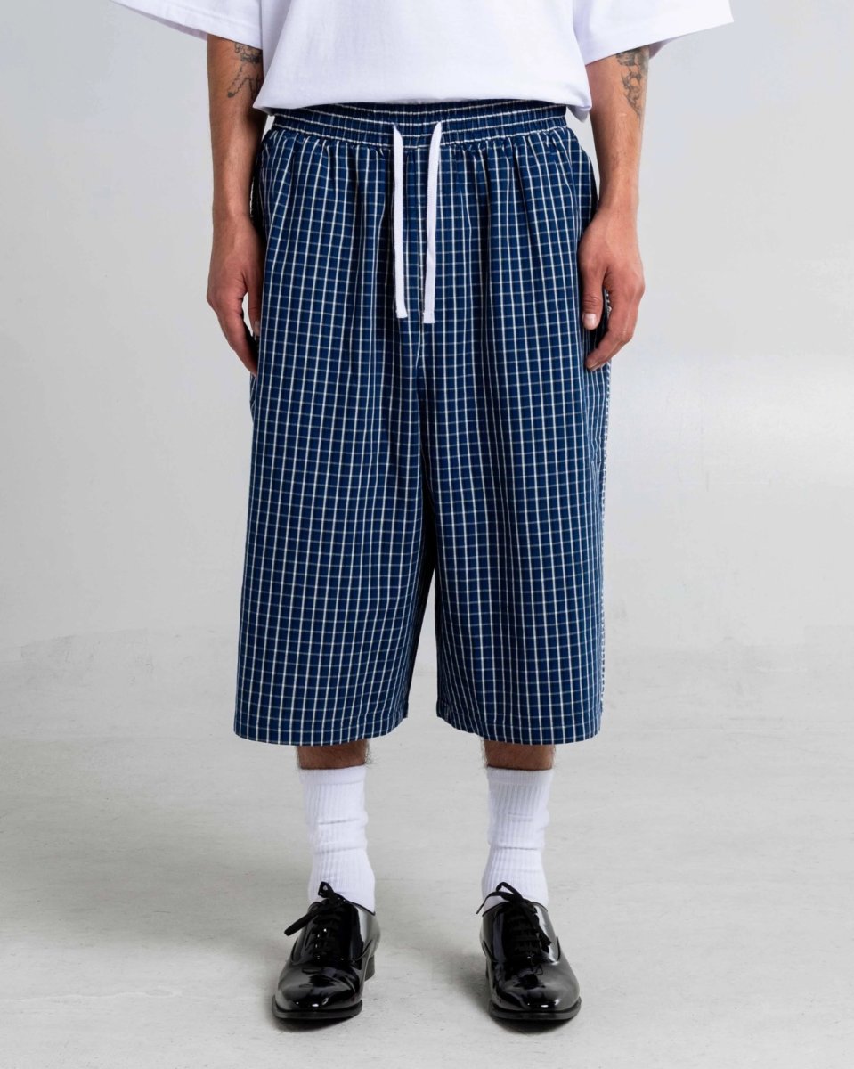 画像6: Shaka Wear Baggy Plaid Shorts - Blue / シャカウェア バギープレイドショーツ (6)